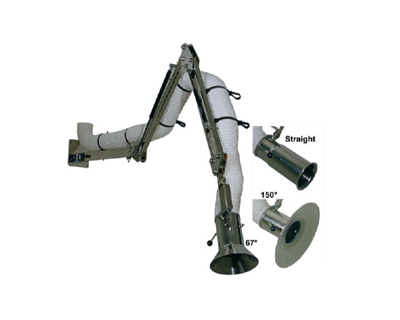 Super-M/d.110 mm. Stainless Steel Extraction-Arm, 1.5m 2m 3m 4m
